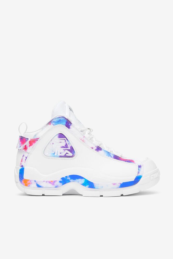 Fila Grant Hill 2 Tie Dye White Sneakers Mens - NZ 50217-WELN